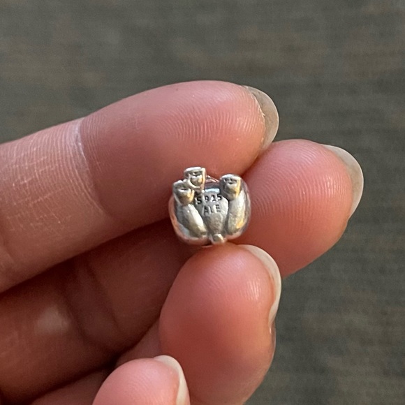 Retired PANDORA Lucky Cat Charm EUC - Picture 9 of 9